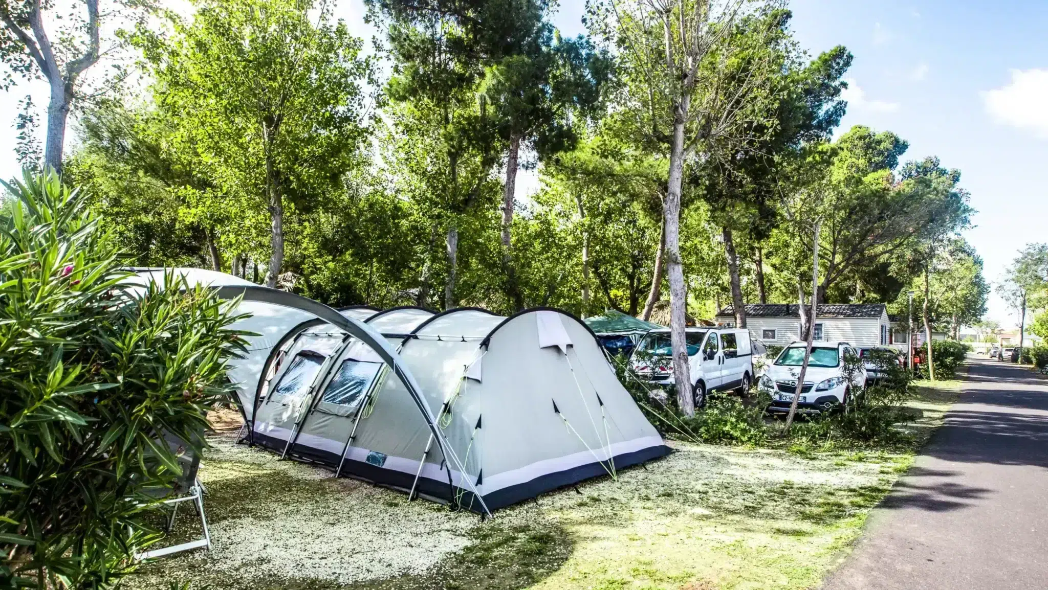 camping pitch rental