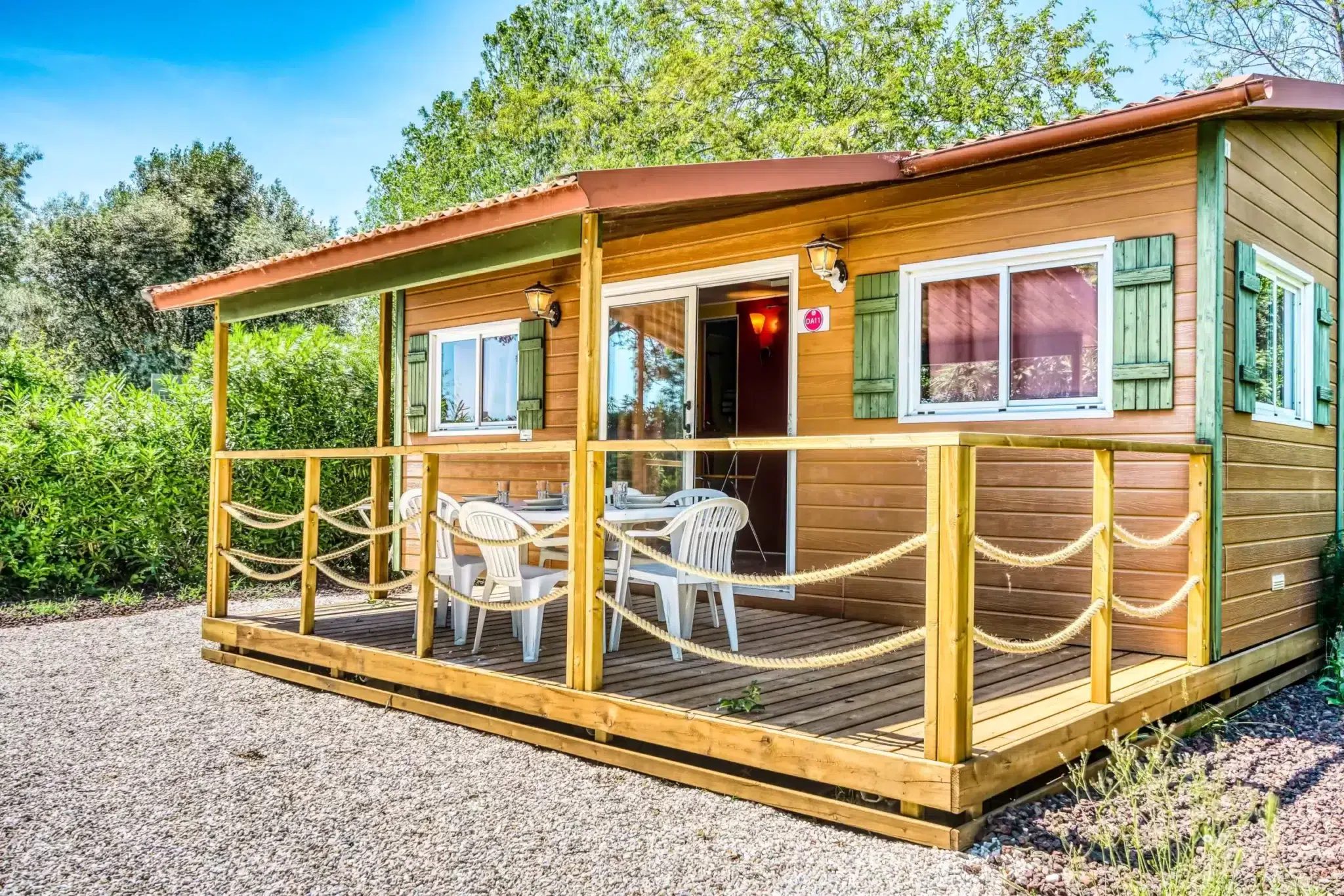 Chalet zur Miete auf dem Campingplatz in Cap d’Agde